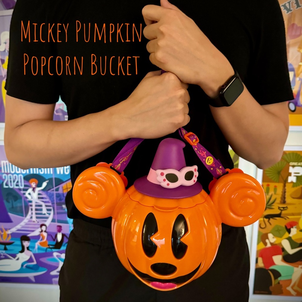 Tokyo Disney Mickey Pumpkin Popcorn Bucket